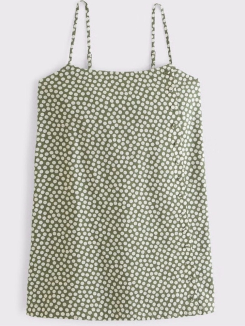 Abercrombie & Fitch Linen Blend Button Down Dress